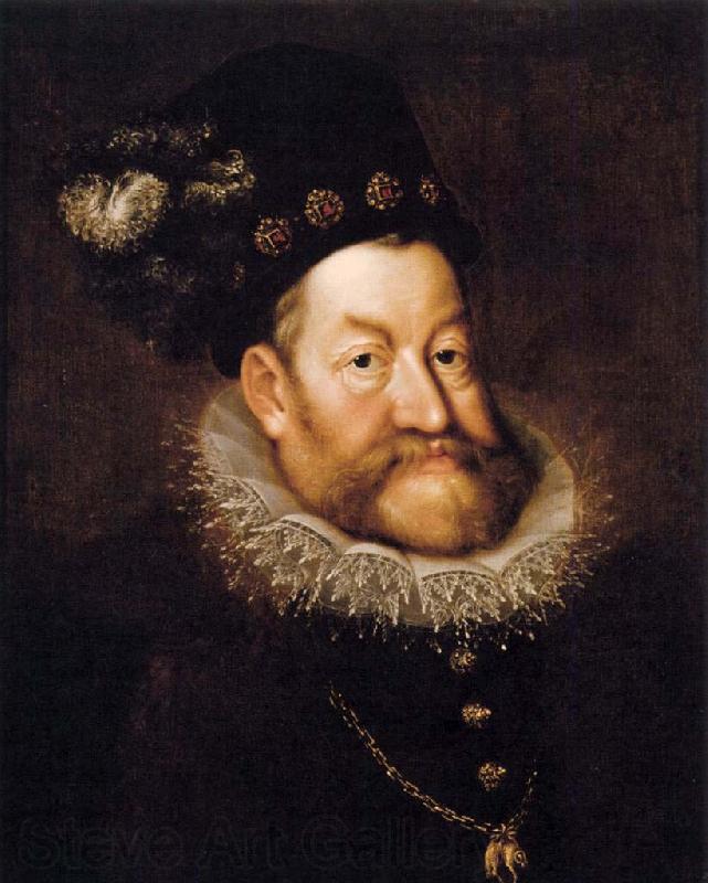 AACHEN, Hans von Portrait of Emperor Rudolf II Norge oil painting art
